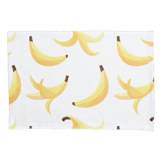 Grappig Banaan Woordspeling Feest patroon kleurrij Kussensloop (Voorkant-Links)