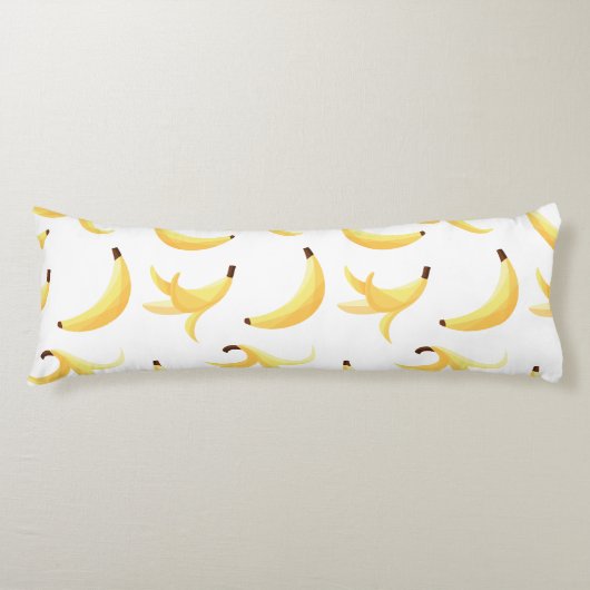 Grappig Banaan Woordspeling Feest patroon kleurrij Lichaamskussen (Voorkant)