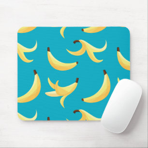 Grappig Banaan Woordspeling Feest patroon kleurrij Muismat