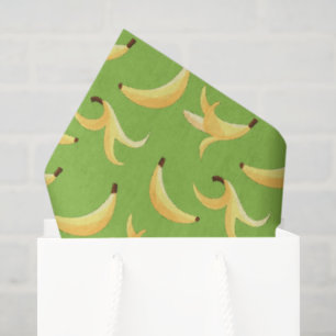 Grappig Banaan Woordspeling Feest patroon kleurrij Tissuepapier