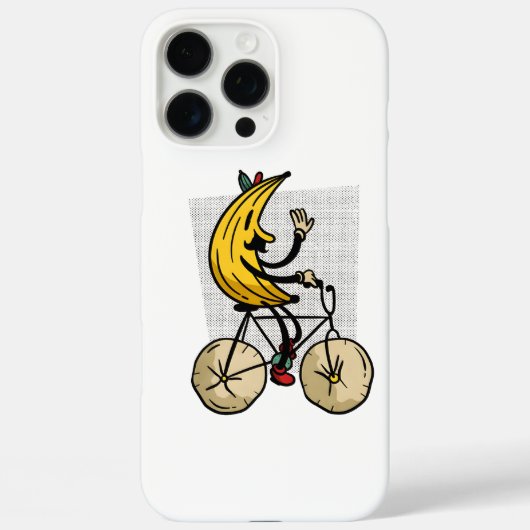 Grappig Banana Biker Cartoon ontwerp Case-Mate iPhone Case (Achterkant)