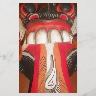 Grappig Bang Vreemde Tong Halloween Masker Briefpapier