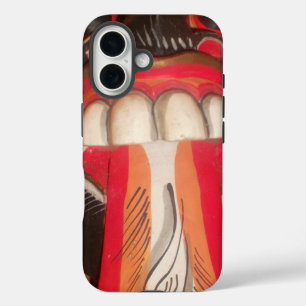 Grappig Bang Vreemde Tong Halloween Masker iPhone 16 Hoesje