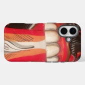 Grappig Bang Vreemde Tong Halloween Masker Case-Mate iPhone Case (Achterkant (horizontaal))