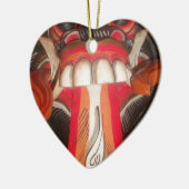 Grappig Bang Vreemde Tong Halloween Masker Keramisch Ornament (Links)