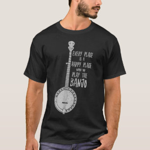 Grappig Banjo Shirt - Folk Bluegrass Newgrass Rock