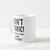 Grappig Bank President Koffie Mok Gift (Voorkant links)