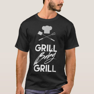 Grappig Barbecue Quote Shirt Grill Baby Grill BBQ