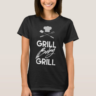 Grappig Barbecue Quote Shirt Grill Baby Grill BBQ