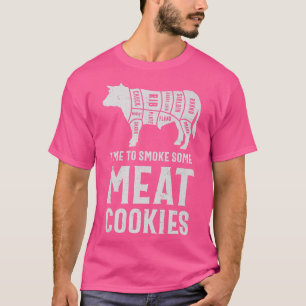 grappig barbecuesgrillen rookvlees koekje t-shirt