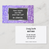 Grappig 💇 Barber Visitekaartje (Voorkant / Achterkant)