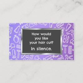 Grappig 💇 Barber Visitekaartje