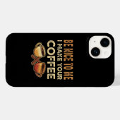 Grappig Barista Cafe Liefhebber Cadeau Case-Mate iPhone Case (Achterkant (horizontaal))