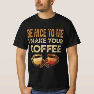 Grappig Barista Cafe Liefhebber Cadeau T-shirt