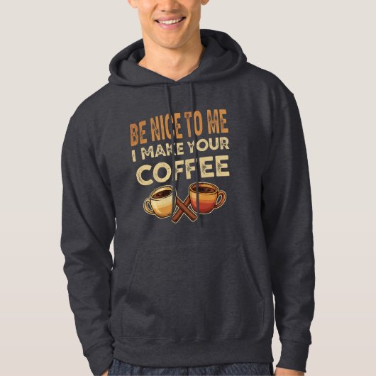 Grappig Barista Cafe Lover Gift Hoodie (Voorkant)