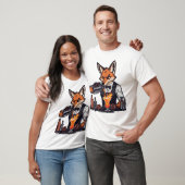 Grappig Bartender T-shirt met Vos (Unisex)