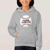 Grappig baseball excuus (Voorkant)