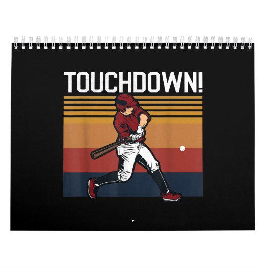 Grappig Baseball Football Touchdown Sports Humor Kalender (Hoes)