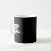 Grappig Baseball Sorry Cant Baseball Bye Baseball  Koffiemok (Voorkant links)