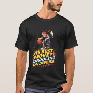 Grappig basketbal cadeau voor Border Collie honden T-shirt