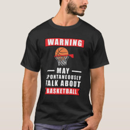 Grappig Basketbal Ontwerp T-shirt