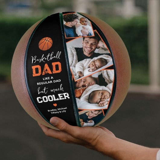 Grappig Basketbal Vader Foto Cadeau