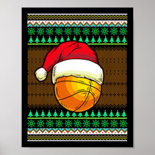 Grappig Basketbal voor mannen Jongens Ontwerp Leli Poster