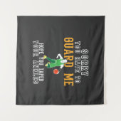 Grappig basketbal wandkleed (Voorkant (horizontaal))