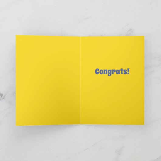 Grappig Basset Hound Ears die naar je congraties k Kaart (Binnen)