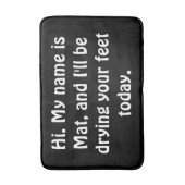 Grappig Bath Mat. Badmat (Voorkant Verticaal)