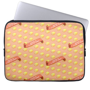Grappig Battenberg Heaven is een taart op aarde pa Laptop Sleeve