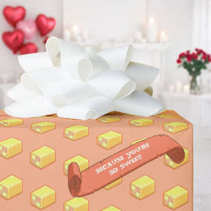 Grappig Battenberg omdat je zo'n lief patroon hebt Cadeaupapier