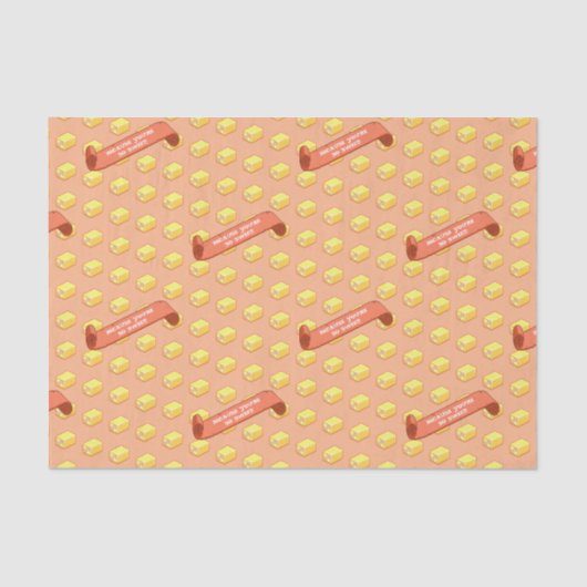 Grappig Battenberg omdat je zo'n lief patroon hebt Tissuepapier (Voorkant)