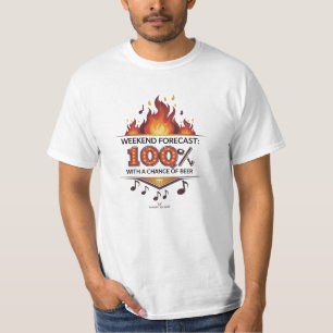 Grappig BBQ & Bier T-shirt voor Heren   weekendgri