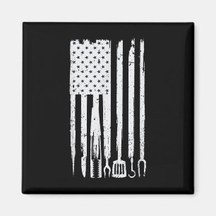 Grappig BBQ design! Voor de liefhebbers van roken, Magneet