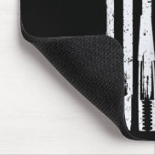 Grappig BBQ design! Voor de liefhebbers van roken, Muismat (Hoek)