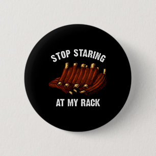 Grappig Bbq Geschenk Voor Mannen Vrouwen Grill Sto Ronde Button 5,7 Cm