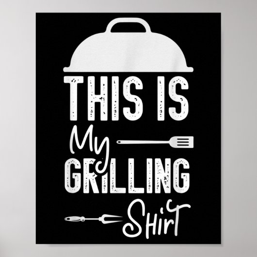 Grappig BBQ Grill Party - Dit is mijn grillen _1 Poster (Voorkant)