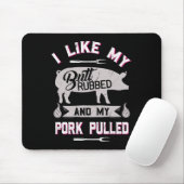 Grappig BBQ Grilling Quote Varken Geplaatst Varken Muismat (Met muis)