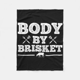 Grappig Bbq-ontwerp voor mannen vrouwen Bbq-roken  Fleece Deken