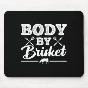 Grappig Bbq-ontwerp voor mannen vrouwen Bbq-roken Muismat