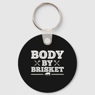 Grappig Bbq-ontwerp voor mannen vrouwen Bbq-roken  Sleutelhanger