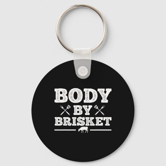 Grappig Bbq-ontwerp voor mannen vrouwen Bbq-roken  Sleutelhanger (Voorkant)
