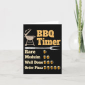 Grappig BBQ Timer Grillen Kaart (Voorkant)