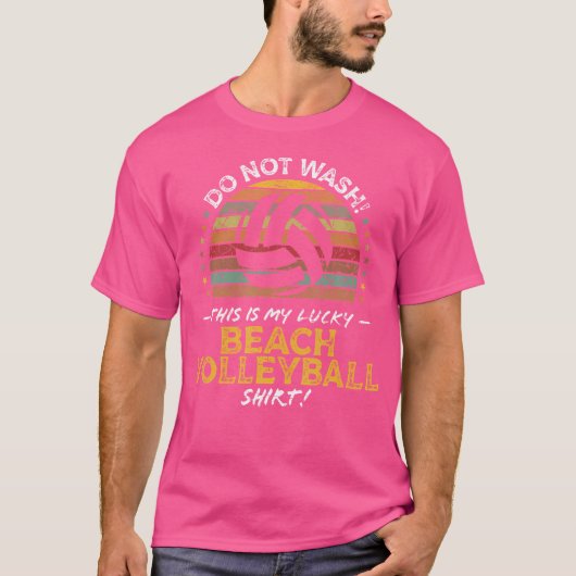 Grappig Beach Volleybal Speler Quote T-shirt (Voorkant)