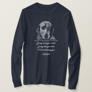 Grappig Beagle bedelen T-shirt