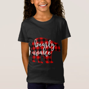 Grappig Bearly Awake. Beer. Buffalo Pset Christus T-shirt