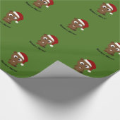 Grappig Beaver-y Merry! Santa Beaver Cadeaupapier (Hoek)