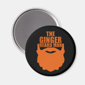 Grappig bebaarde quotes gember baard man magneet (Voorkant / Achterkant)