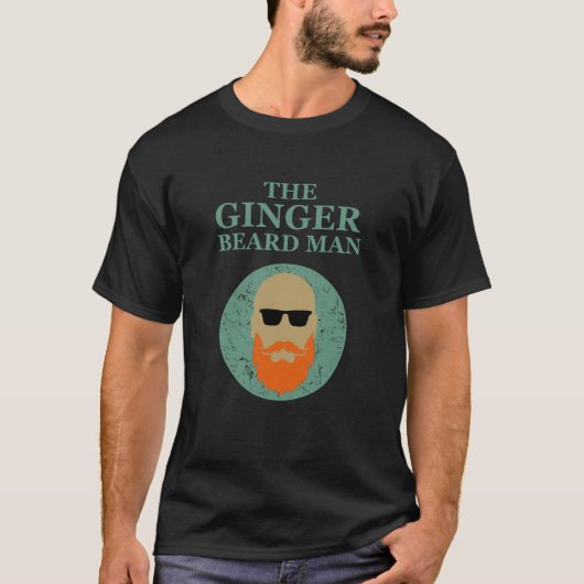 Grappig bebaarde quotes gember baard man t-shirt (Voorkant)